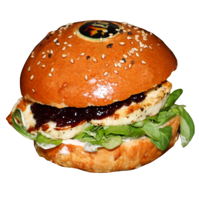 halloumi burger Gorilla Šaľa